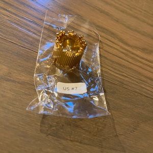 Gold Plated Brass Ring